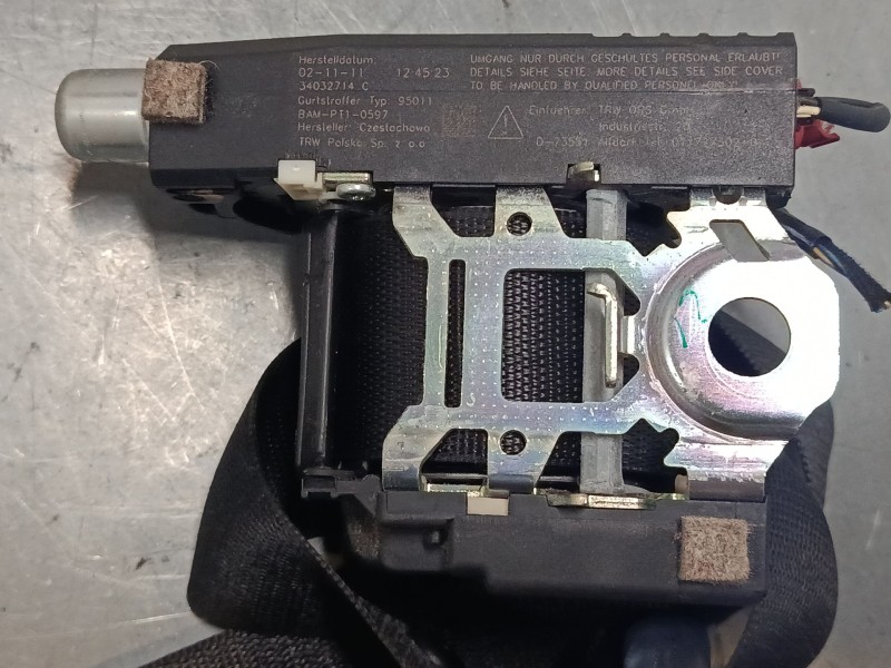 Recambio de cinturon seguridad delantero derecho para smart fortwo coupé (451) 1.0 (451.330, 451.334) referencia OEM IAM   