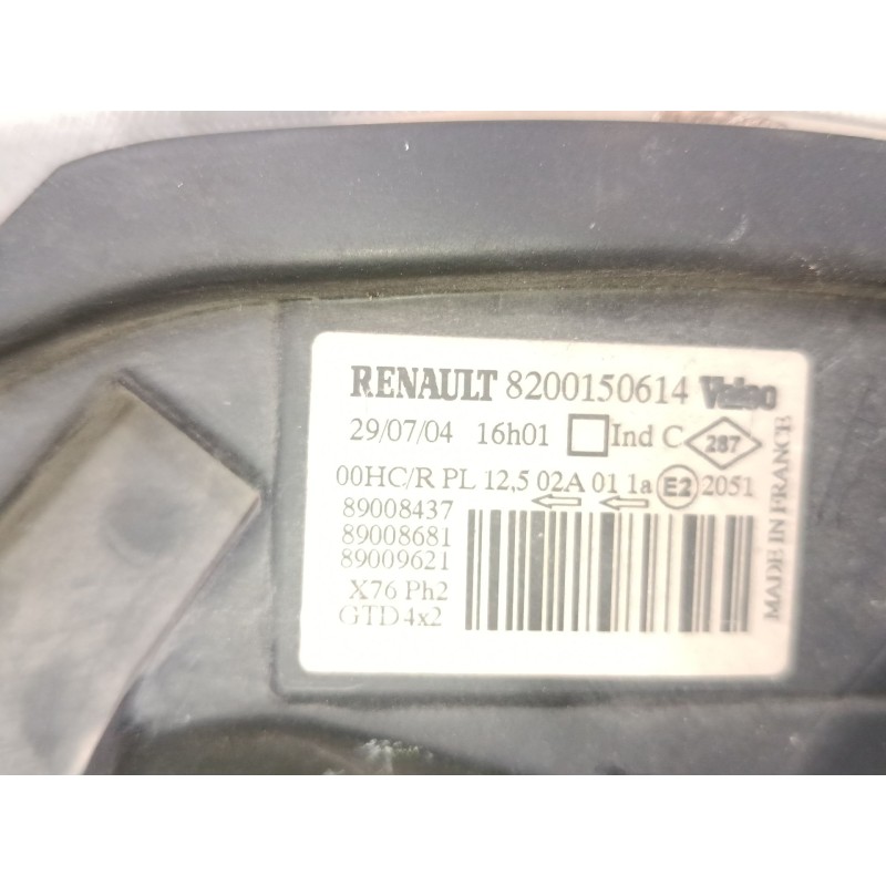 Recambio de faro izquierdo para renault kangoo express (fc0/1_) 1.2 (fc01, fc0a, fc0f) referencia OEM IAM 8200150614  