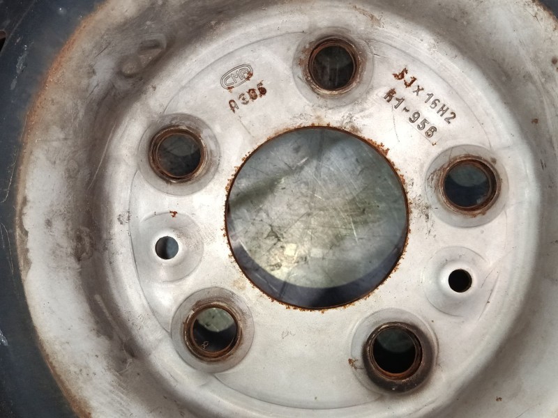 Recambio de llanta chapa 16´´ para citroën jumper i furgoneta (230l) 2.5 d referencia OEM IAM 5J X16H2 R1 956  