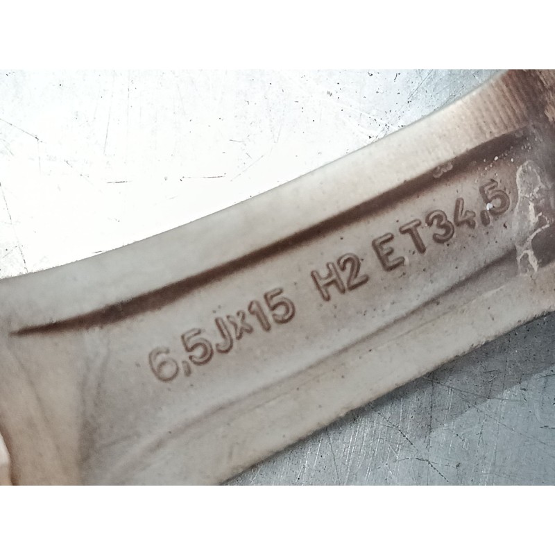 Recambio de llanta alumino 15´´ para smart fortwo coupé (451) 1.0 (451.330, 451.334) referencia OEM IAM 65J15 ET345  