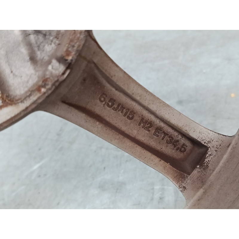 Recambio de llanta alumino 15´´ para smart fortwo coupé (451) 1.0 (451.330, 451.334) referencia OEM IAM 65J15 ET345  