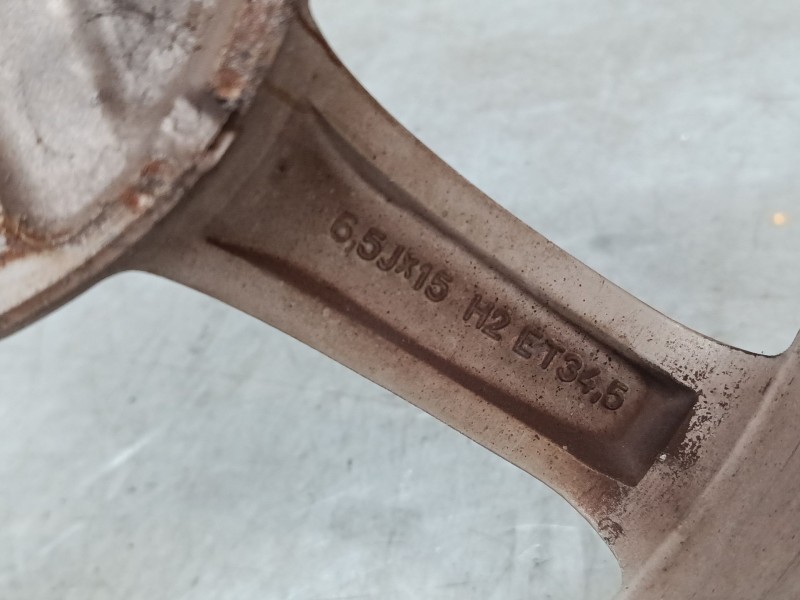 Recambio de llanta alumino 15´´ para smart fortwo coupé (451) 1.0 (451.330, 451.334) referencia OEM IAM 65J15 ET345  