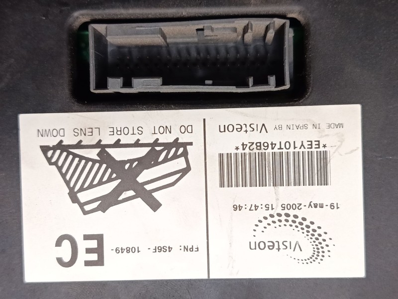 Recambio de cuadro instrumentos para ford fiesta v (jh_, jd_) 1.4 16v referencia OEM IAM 456F10849  