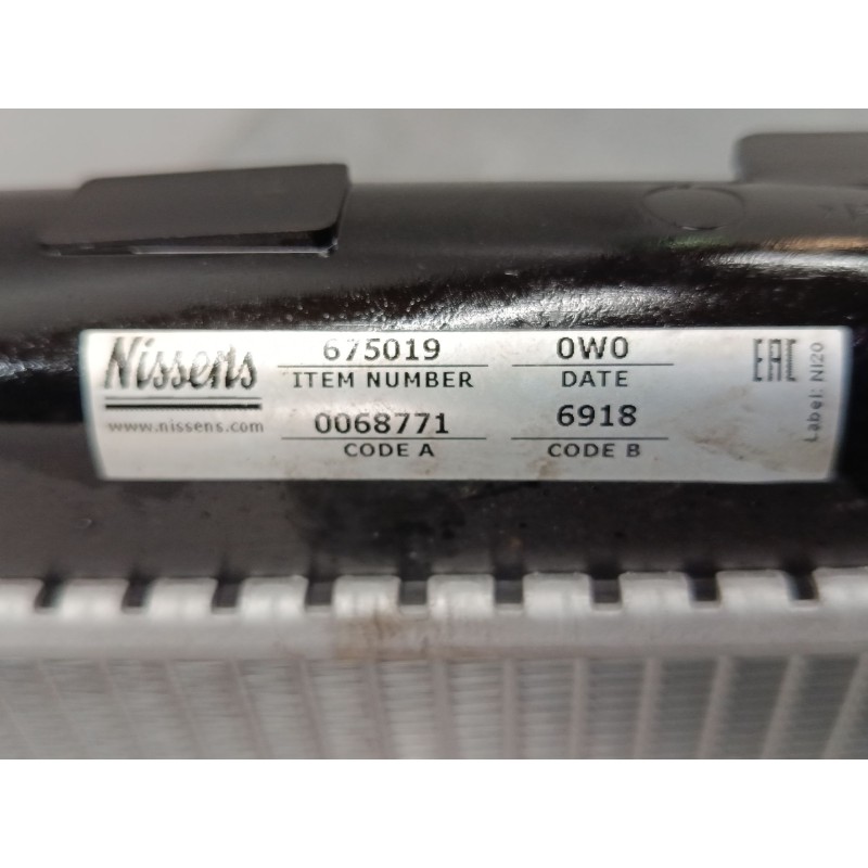 Recambio de radiador agua para hyundai ix35 (lm, el, elh) 2.0 crdi referencia OEM IAM NISSENS 675019  