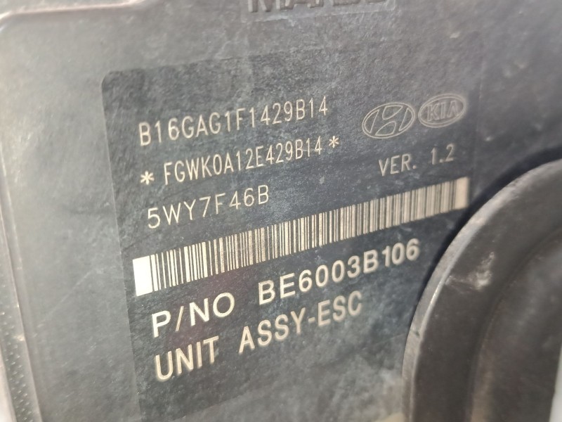 Recambio de abs para hyundai ix35 (lm, el, elh) 2.0 crdi referencia OEM IAM 589202Y350 BE6003B106 5WY7F46B