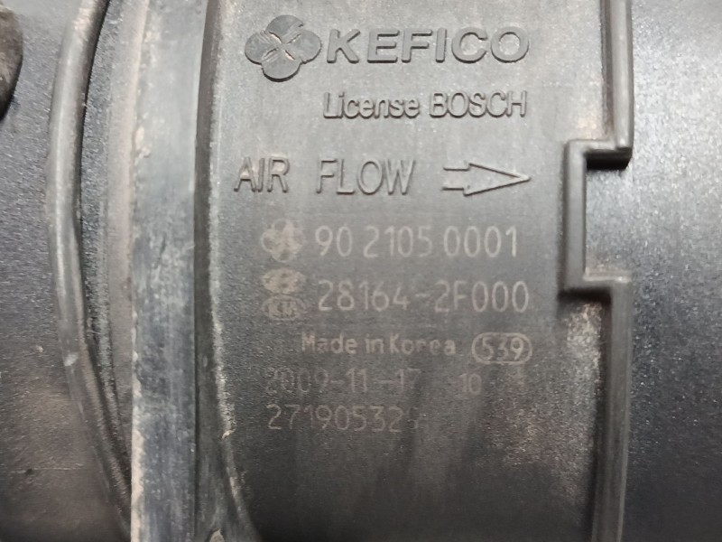 Recambio de caudalimetro para hyundai ix35 (lm, el, elh) 2.0 crdi referencia OEM IAM 281642F000 9021050001 