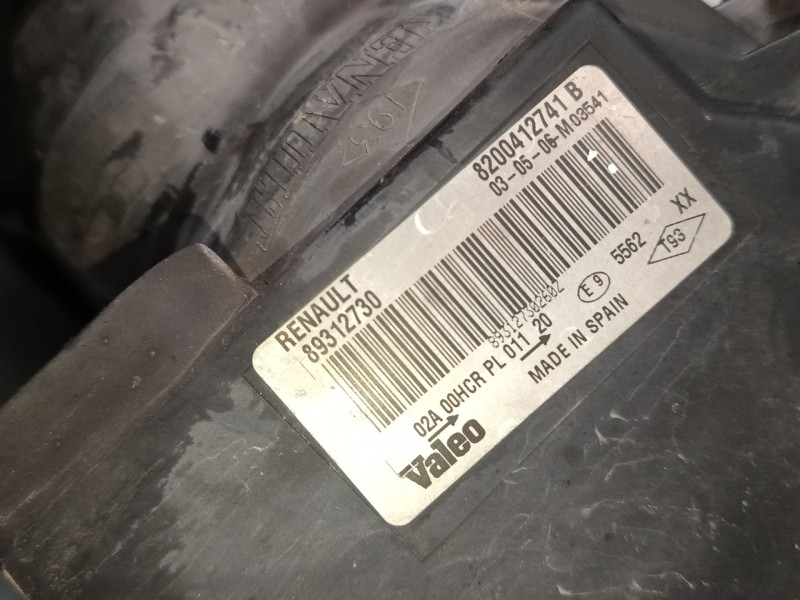 Recambio de faro izquierdo para renault megane ii (bm0/1_, cm0/1_) 1.5 dci (bm1e, cm1e) referencia OEM IAM 8200412741B  