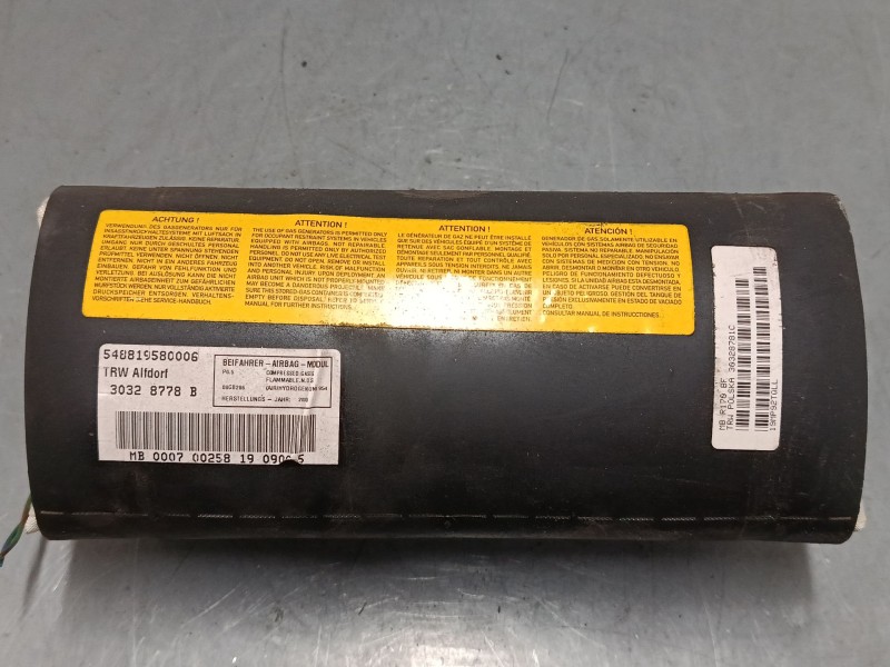 Recambio de airbag salpicadero para mercedes-benz slk (r170) 200 kompressor (170.444) referencia OEM IAM A1708600705  