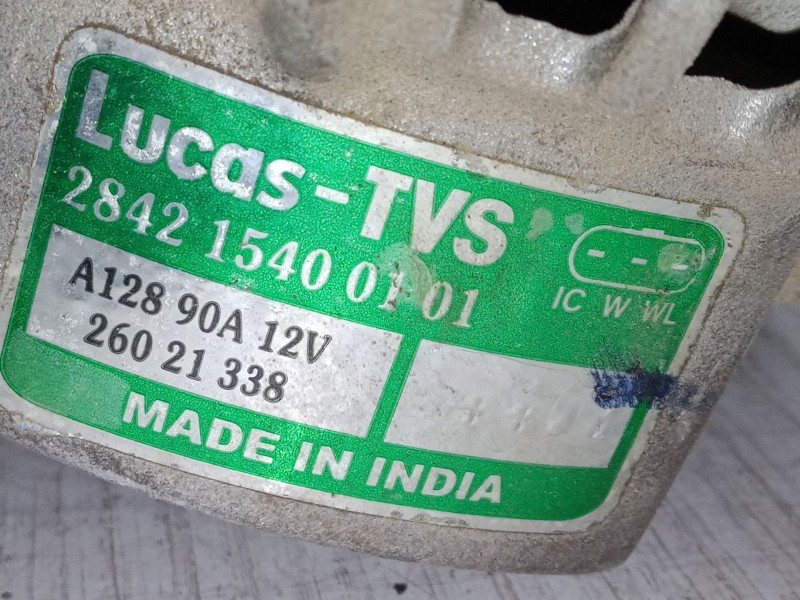 Recambio de alternador para tata indica 1.4 elegance referencia OEM IAM 26021338  
