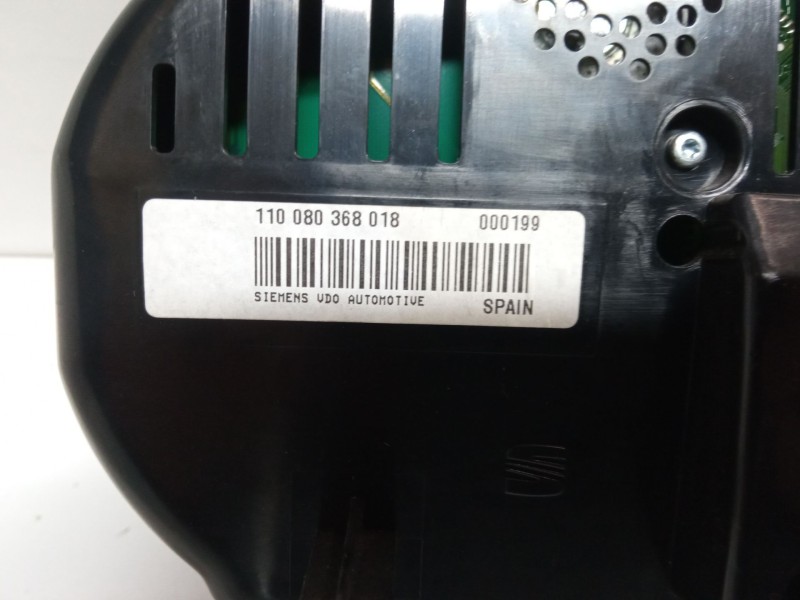 Recambio de cuadro instrumentos para seat leon (1p1) 1.4 16v referencia OEM IAM 1P0920807E 110080368018 