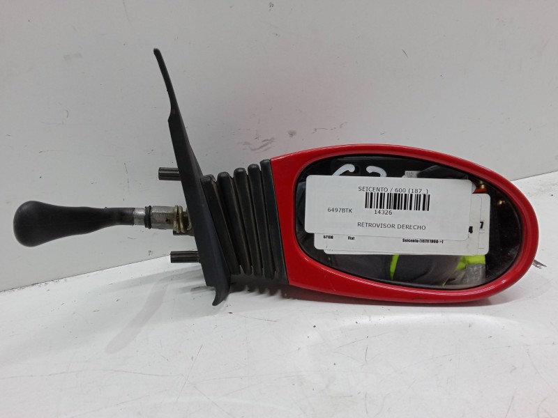 Recambio de retrovisor derecho para fiat seicento / 600 (187_) 1.1 (187axb, 187axb1a, 187axc1a02) referencia OEM IAM   