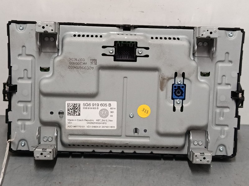 Recambio de pantalla multifuncion para volkswagen tiguan (ad1, ax1) 2.0 tdi referencia OEM IAM 5G6919605B  