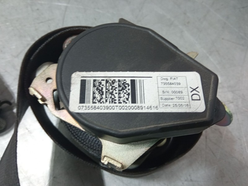 Recambio de cinturon seguridad delantero derecho para fiat doblo furgoneta/monovolumen (223_) 1.3 jtd 16v multijet referencia OE