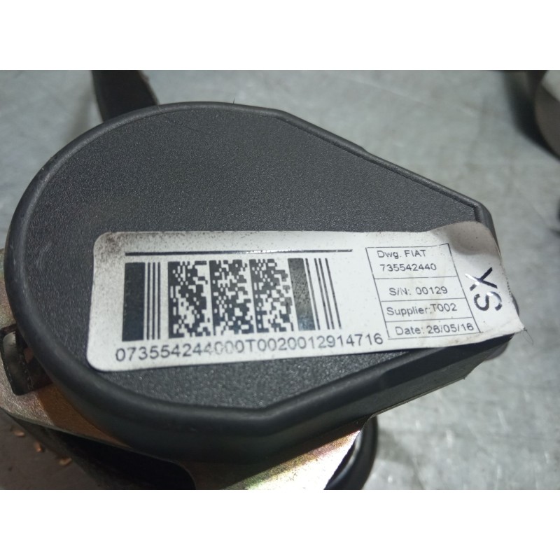 Recambio de cinturon seguridad delantero izquierdo para fiat doblo furgoneta/monovolumen (223_) 1.3 jtd 16v multijet referencia 