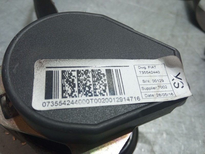Recambio de cinturon seguridad delantero izquierdo para fiat doblo furgoneta/monovolumen (223_) 1.3 jtd 16v multijet referencia 