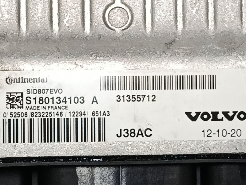 Recambio de centralita motor uce para volvo v40 hatchback (525) d2 referencia OEM IAM 31355712 S180134103A SID807EVO
