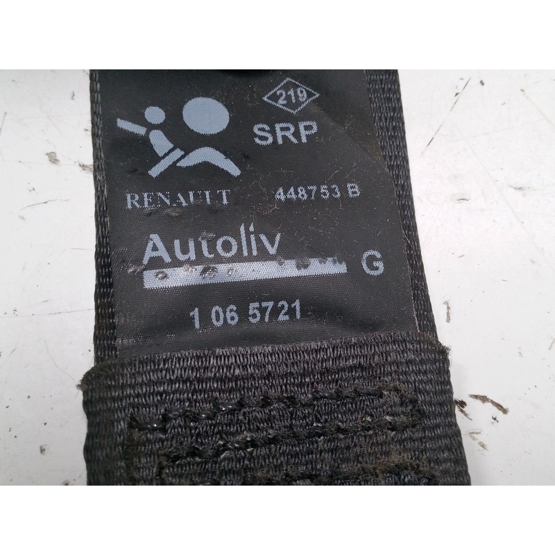 Recambio de cinturon seguridad delantero izquierdo para renault kangoo be bop (kw0/1_) 1.5 dci 75 referencia OEM IAM   
