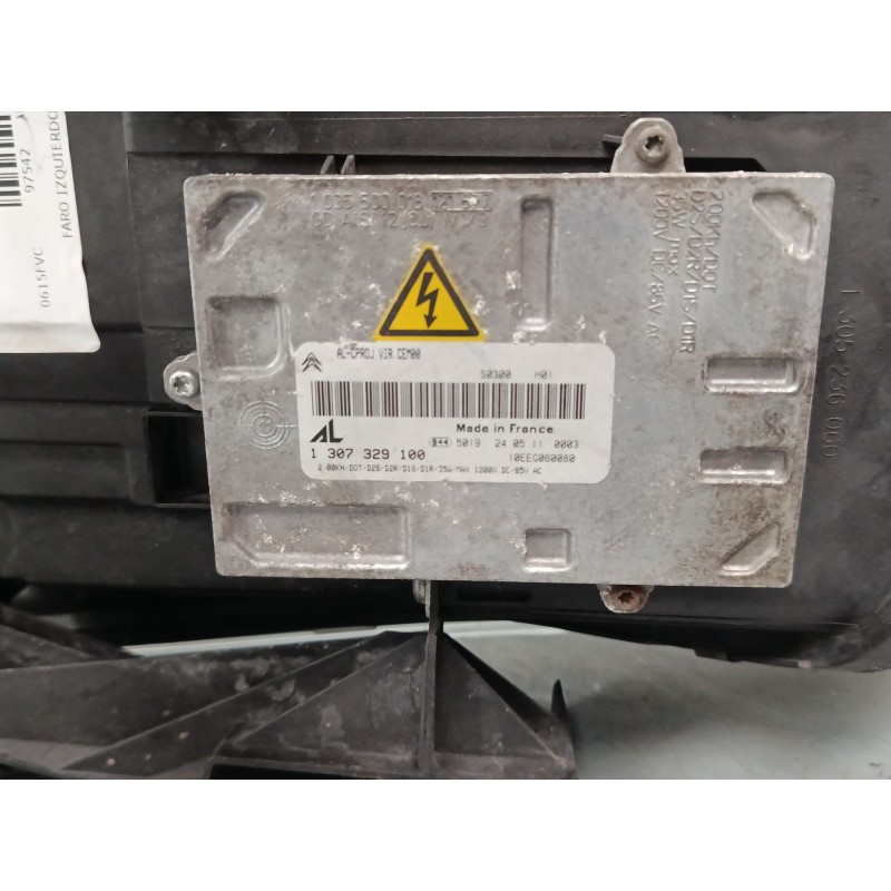 Recambio de faro izquierdo xenon para citroën c6 (td_) 2.7 hdi referencia OEM IAM 9660983380 FARO IZQUIERDO XENON 