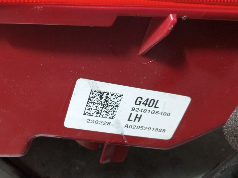 Recambio de piloto trasero izquierdo para kia picanto iii (ja) 1.0 referencia OEM IAM 92401G6400  