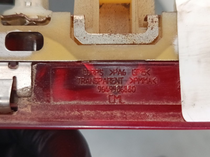 Recambio de luz central de freno para peugeot 207/207+ (wa_, wc_) 1.6 hdi referencia OEM IAM 9649986880  