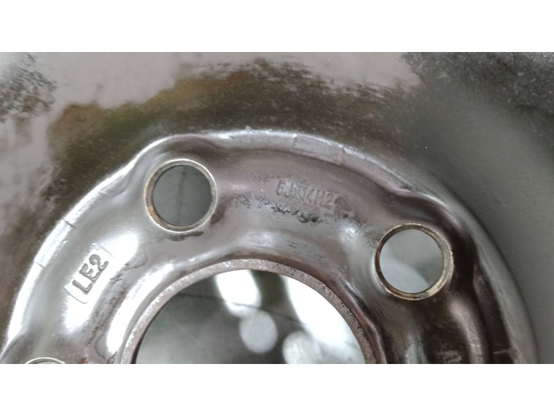 Recambio de llanta chapa 14´´ para volkswagen polo v (6r1, 6c1) 1.0 referencia OEM IAM 6Q0601027AC  