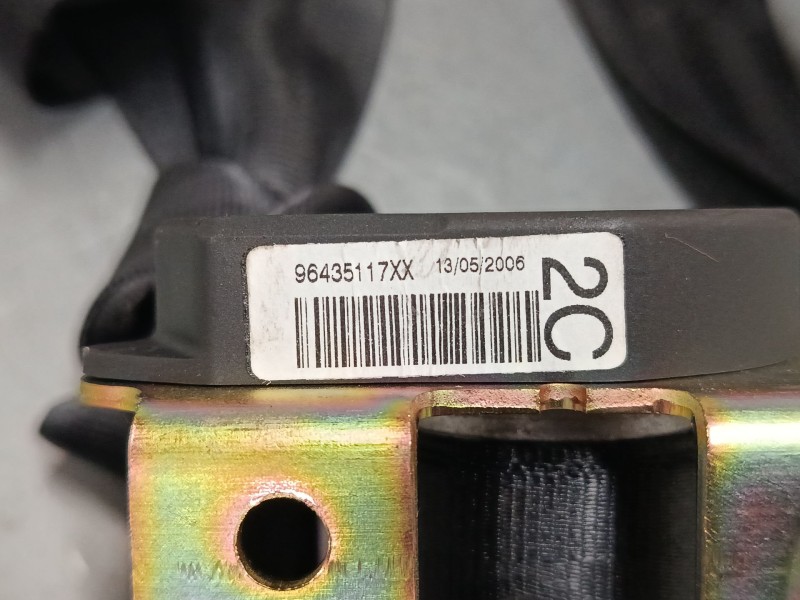 Recambio de cinturon seguridad trasero central para citroën c6 (td_) 2.7 hdi referencia OEM IAM 96435117XX  