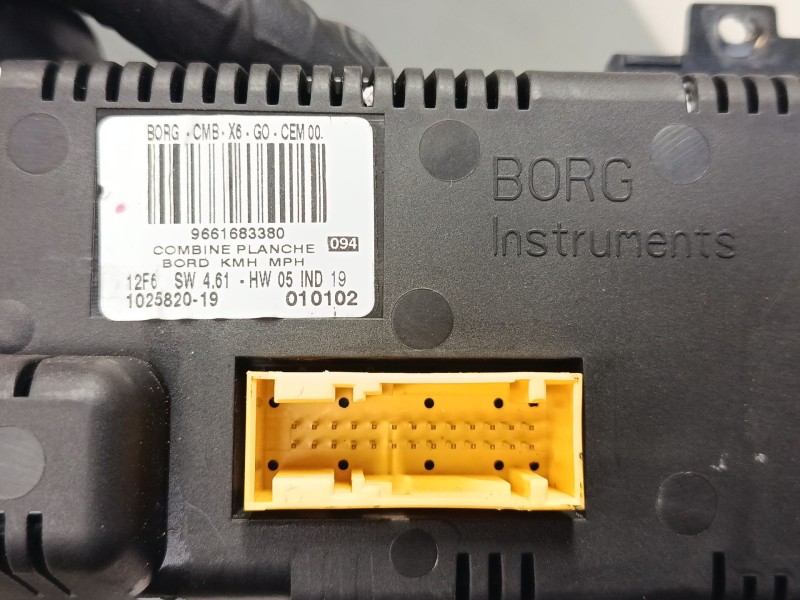 Recambio de cuadro instrumentos para citroën c6 (td_) 2.7 hdi referencia OEM IAM 9661683380 102582019 