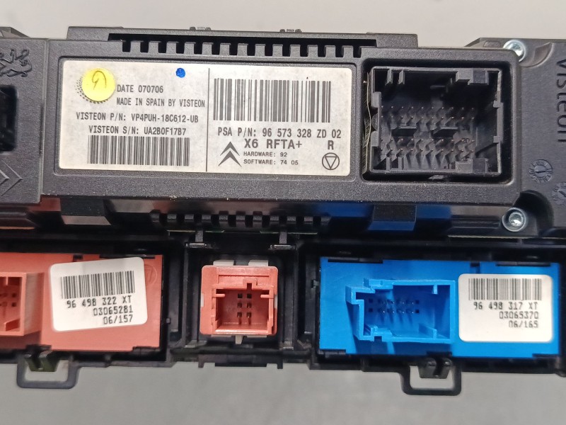 Recambio de mando climatizador para citroën c6 (td_) 2.7 hdi referencia OEM IAM 96573328ZD02  