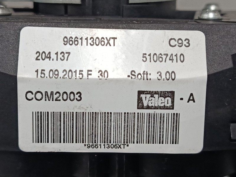 Recambio de mando luces para citroën c6 (td_) 2.7 hdi referencia OEM IAM 96611306XT  