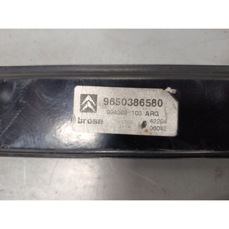 Recambio de elevalunas electrico trasero izquierdo para citroën c6 (td_) 2.7 hdi referencia OEM IAM 9650386580 9661050280 