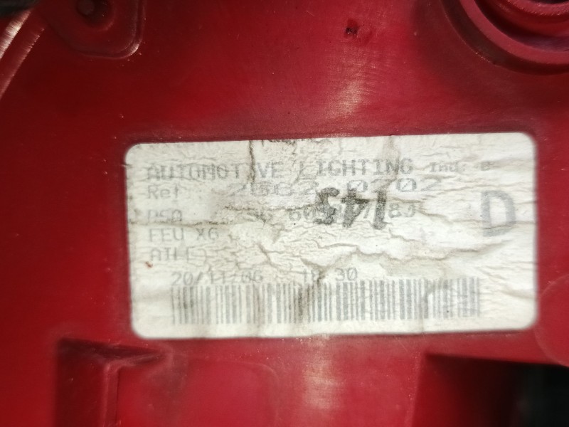 Recambio de piloto trasero derecho para citroën c6 (td_) 2.7 hdi referencia OEM IAM 9660737180  