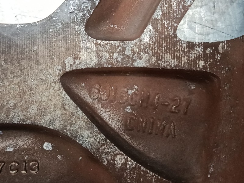 Recambio de llanta aluminio 16´´ para citroën c-elysee (dd_) 1.2 vti 82 referencia OEM IAM  6JX16 CH4 ET27 