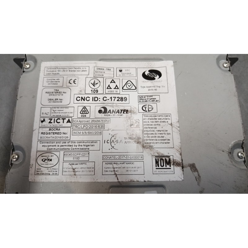 Recambio de pantalla multifuncion para citroën c-elysee (dd_) 1.2 vti 82 referencia OEM IAM 9821908880  