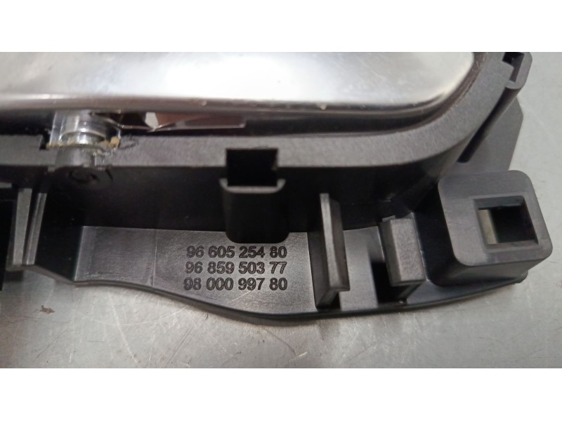 Recambio de maneta interior puerta trasera izquierda para citroën c-elysee (dd_) 1.2 vti 82 referencia OEM IAM 9800099780  