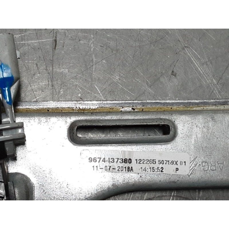 Recambio de elevalunas electrico trasero izquierdo para citroën c-elysee (dd_) 1.2 vti 82 referencia OEM IAM 9674437380 96774175
