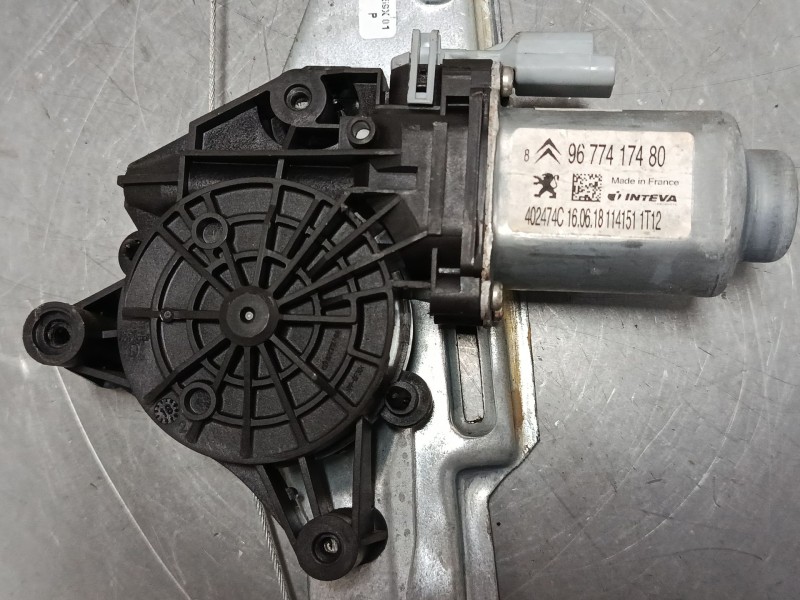 Recambio de elevalunas electrico trasero derecho para citroën c-elysee (dd_) 1.2 vti 82 referencia OEM IAM 9674437280  