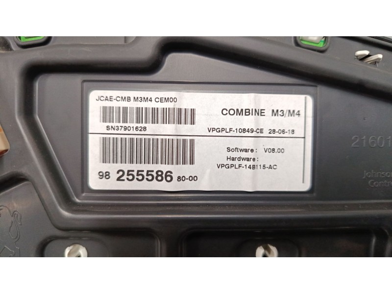 Recambio de cuadro instrumentos para citroën c-elysee (dd_) 1.2 vti 82 referencia OEM IAM 982555868000  