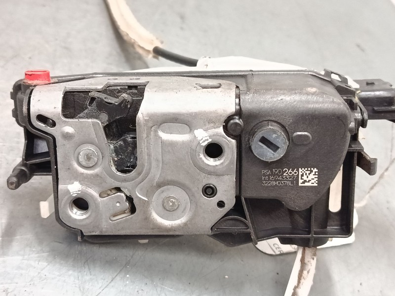 Recambio de cerradura puerta trasera izquierda para citroën c-elysee (dd_) 1.2 vti 82 referencia OEM IAM 190266 16943327 