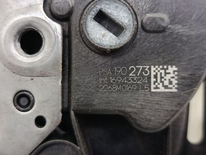 Recambio de cerradura puerta delantera izquierda para citroën c-elysee (dd_) 1.2 vti 82 referencia OEM IAM 190273 16943324 