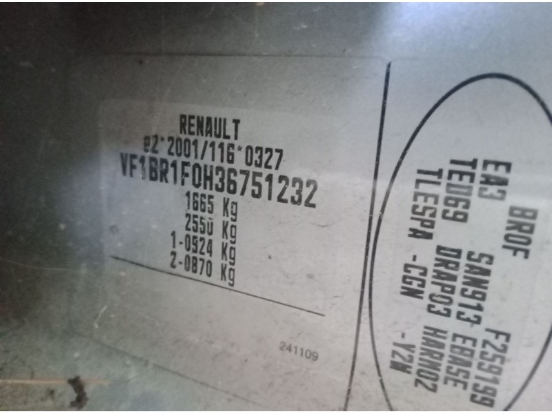 renault clio iii (br0/1, cr0/1) del año 2007