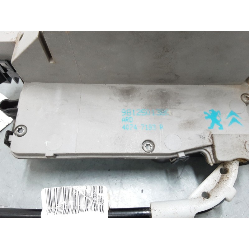 Recambio de cerradura puerta trasera derecha para peugeot 2008 i (cu_) 1.2 thp 110 / puretech 110 referencia OEM IAM 9812501380 