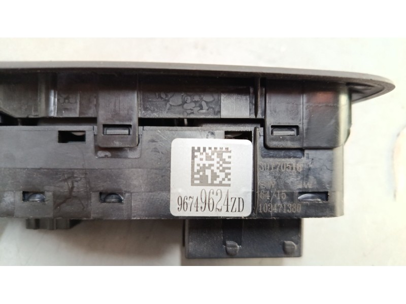 Recambio de mando elevalunas delantero izquierdo para peugeot 2008 i (cu_) 1.2 thp 110 / puretech 110 referencia OEM IAM 9674962