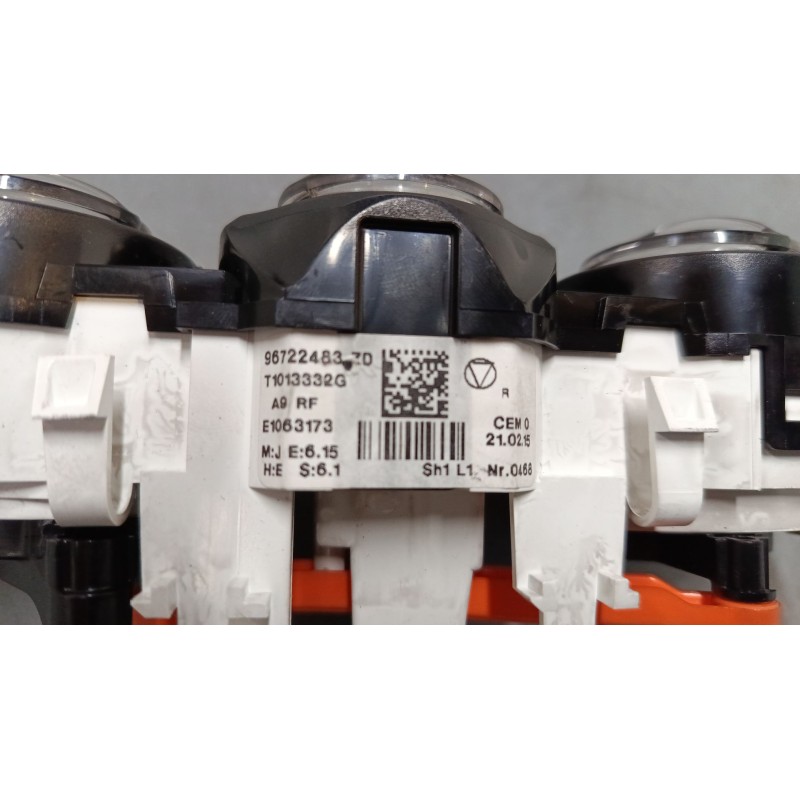 Recambio de mando calefaccion / a/a para peugeot 2008 i (cu_) 1.2 thp 110 / puretech 110 referencia OEM IAM 96722483ZD  