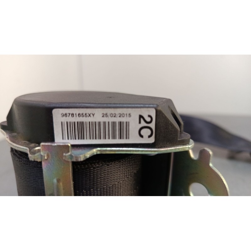 Recambio de cinturon seguridad trasero central para peugeot 2008 i (cu_) 1.2 thp 110 / puretech 110 referencia OEM IAM 96781656X