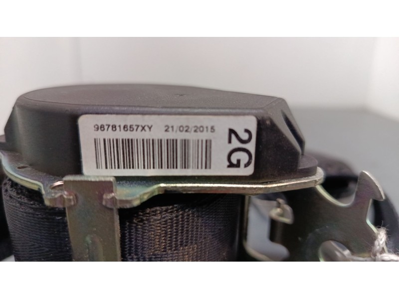 Recambio de cinturon seguridad trasero izquierdo para peugeot 2008 i (cu_) 1.2 thp 110 / puretech 110 referencia OEM IAM 9678165