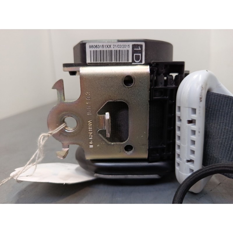 Recambio de cinturon seguridad delantero derecho para peugeot 2008 i (cu_) 1.2 thp 110 / puretech 110 referencia OEM IAM 9806315