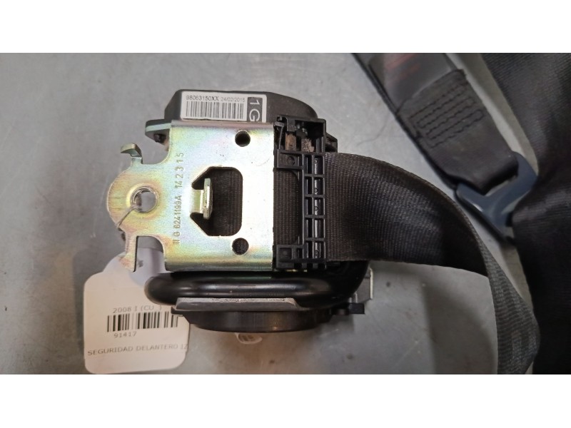 Recambio de cinturon seguridad delantero izquierdo para peugeot 2008 i (cu_) 1.2 thp 110 / puretech 110 referencia OEM IAM 98063