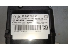 Recambio de centralita airbag para peugeot 2008 i (cu_) 1.2 thp 110 / puretech 110 referencia OEM IAM 9808309280 0285012193  2