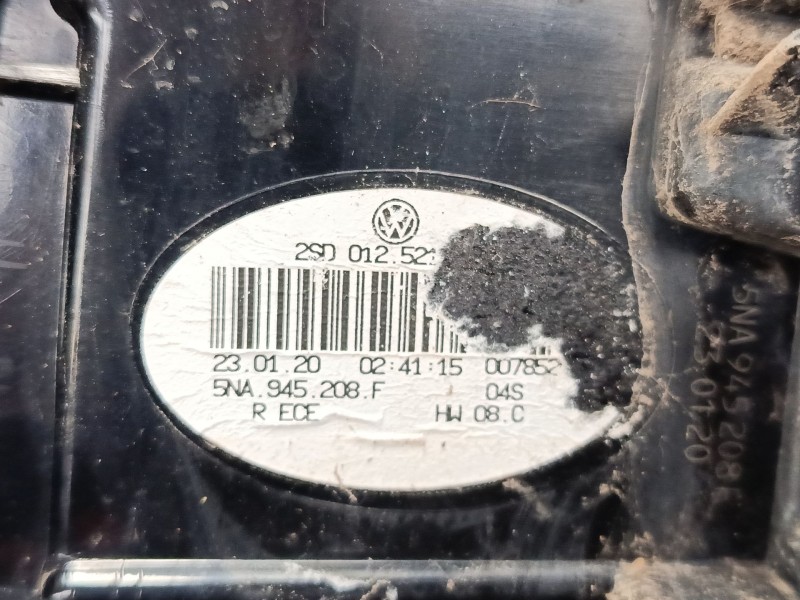 Recambio de piloto trasero derecho para volkswagen tiguan (ad1, ax1) 2.0 tdi referencia OEM IAM 5NA945208F  