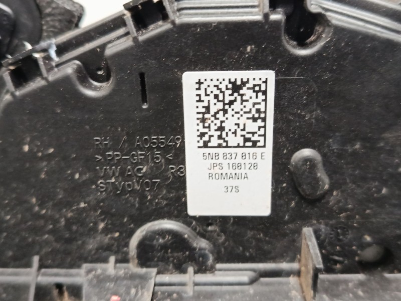 Recambio de cerradura puerta delantera derecha para volkswagen tiguan (ad1, ax1) 2.0 tdi referencia OEM IAM 5NB837016E  